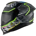 NEXX Y.100r Urbangram Fullface-hjelm
