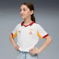 Puma Galatasaray SK 25/26 Away Jersey Youth, Clothing, White/Intense Orange, 15-16Y