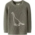 Lil´ Atelier Broderet Strikket Cardigan