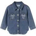 Name It Mini Broderet Denimjakke