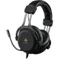 Deltaco DH310 Gaming Headset 57mm, LED, sort 7333048031341 Modsvarer: N/A