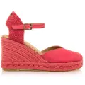 Mustang Mustangtil kvinder. 51987 Louisa lyserøde sandaler (38), Stof, 5-8 cm, Spænder, Casual, Pink