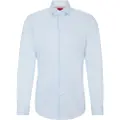 Hugo Boss HUGOtil mænd. 50482056 Skjorte Kason blå (37), Casual, Bomuld, Lange ærmer