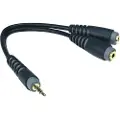 Klotz Y-Cable 3.5mm - Twin Female 3.5mm Compact Headphone Distributor