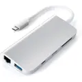 Satechi USB-C Multimedie Adapter 4K HDMI, Sølv ST-TCMM8PAS Modsvarer: N/A