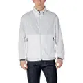 Armani Exchange AIX Armani Exchangetil mænd. 8NZB07ZNWFZ1100 Basic jakke hvid (XXL), Casual, Polyester, Lange ærmer