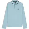 Hugo Boss BOSStil mænd. 50536609 Plisy blå poloshirt (XL), Casual, Bomuld, Lange ærmer