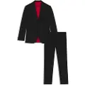 Hugo Boss HUGOtil mænd. 50540141 Arti-Hesten sort jakkesæt (102), Casual, Party, Klassisk, Polyester