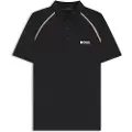 Hugo Boss BOSStil mænd. 50543333 Polo Patteo Toc sort (S), Casual, Sport, Tennis/padeltennis, Korte ærmer, Genanvendt polister, Bæredygtig
