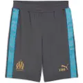 Puma Olympique de Marseille KING Sweat Shorts Men, Sport, Galactic Gray/Luminous Blue, L