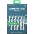 Nordic Quality Tandbørstehoveder Standard Clean Brush Heads - 10-Pack