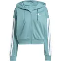 Adidas Essentials 3 Stripes French Terry Sweatshirt Med Lynlås
