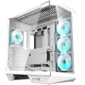 Darkflash Computer Case DY470 4 fans (white) - Kabinet - Miditower