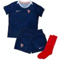 Nike FFF 2025/26 Stadium Home Nike Football Replica-sæt i tre dele til mindre børn - blå