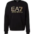 EA7 EA7til mænd. 7M001191_AF17787 Big Logo sweatshirt sort (M), Casual, Bomuld