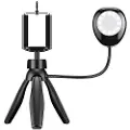 Apexel Phone holder/tripod APL-JJ21FL with LED light (black)