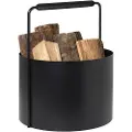 Blomus - Brændekurv Ashi 45 cm - Sort - Åbne pejse - - Homeroom