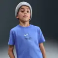 Nike Sportswear-T-shirt til større børn (drenge) - blå