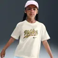 Nike Sportswear-T-shirt til større børn (piger) - hvid