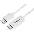 Prokord Displayport Til Hdmi-kabel – 4k @ 60 Hz 1.5m. 1.5m. Hdmi Displayport Hdmi Hvid