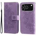 Mtp Products iPhone 17 Pro Mandala Series Etui med Pung - Lilla