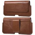 Mtp Products Premium Universal Læder Bæltetaske - 6.7 - Brun