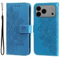 Mtp Products iPhone 17 Pro Max Mandala Series Etui med Pung - Blå