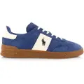 Ralph Lauren Polo Ralph Laurentil mænd. 809965070001 Heritage Aera navy træningssko i læder (44), Fast, Blonder, Casual, Blå