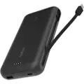 Belkin Powerbank Pd 30w Integrated Usb-c Cable 20000mah Sort
