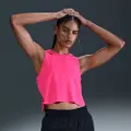 Nike Kort Nike AeroSwift Dri-FIT ADV-løbetanktop til kvinder - Pink