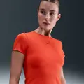 Nike Kortærmet Nike Form-top til kvinder - rød