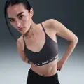 Nike Justerbar Nike Indy-sports-bh med indlæg og let støtte til kvinder - grå