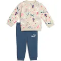 Puma Minicats Crew Set Toddlers, Clothing, Alpine Snow, 2-4M