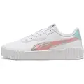 Puma Carina 3.0 Space Belle Sneakers Youth, Shoes, White/Pinkscape, 36