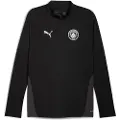 Puma Manchester City Training Quarter-Zip Top Men, Sport, Black/Silver, M