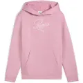 Puma Essentials Script Hoodie Youth, Shop, Poised Pink, 15-16Y