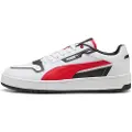 Puma Court Classic Street Sneakers Unisex, Shoes, White/Red/Black, 37