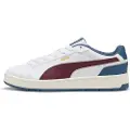 Puma Court Classico Sneakers Unisex, Shoes, White/Ruby Shimmer/Dark Indigo, 43