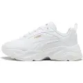 Puma Cassia 2.0 Sneakers Women, Shoes, White/Gold, 35.5