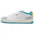 Puma Court Classico Sport Sneakers Unisex, Shoes, White/Tropical Blue, 38