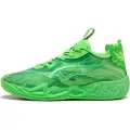 Puma MB.04 Lo Team Basketball Shoes Unisex, Shoes, Green Glare/Fizzy Light, 44