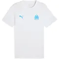 Puma Olympique de Marseille FtblEssentials Tee Men, Sport, White/Azure, S