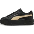 Puma Karmen II Leather Sneakers Women, Shoes, Black/Canvas/Silver, 42