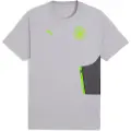 Puma Manchester City PUMATECH Pocket Tee Men, Sport, Galactic Gray/Pro Green, XL