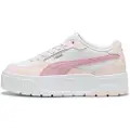 Puma Karmen II Idol Sneakers Women, Shoes, White/Poised Pink/Jasmine Flower, 42