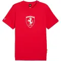 Puma Scuderia Ferrari Sportswear Tonal Shield Tee Men, Motorsport, Rosso Corsa, L