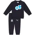 Puma Olympique de Marseille FtblCulture Tracksuit Toddler, Clothing, Navy/White, 1-2Y