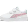 Puma Carina 3.0 Space Belle Sneakers Toddlers, Shoes, White/Pinkscape, 27