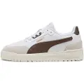 Puma Shuffle Downtown Sneakers Unisex, Shoes, White/Flat Bronze/Vapor Gray, 44.5