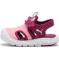 Puma Fun Racer Sandals Toddler, Shoes, Pinkscape/Berry/White, 25